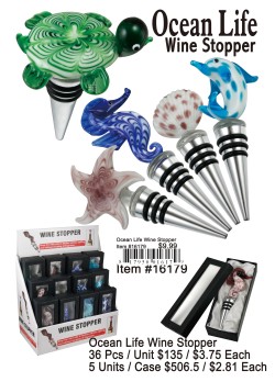 Ocean Life Wine Stopper